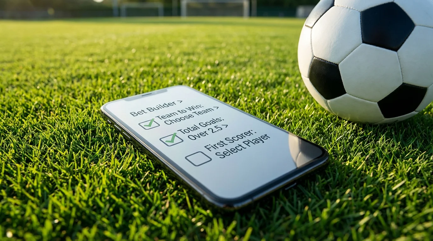 Bet builder en fútbol: crea tu propia apuesta paso a paso